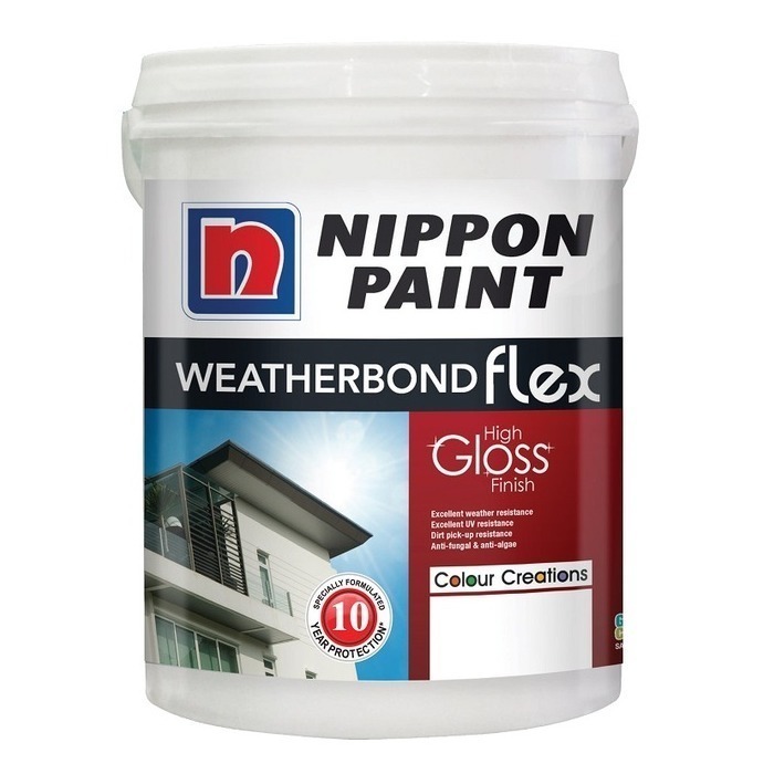Nippon Paint Exterior Weatherbond Flex Gunsmoke Grey 307